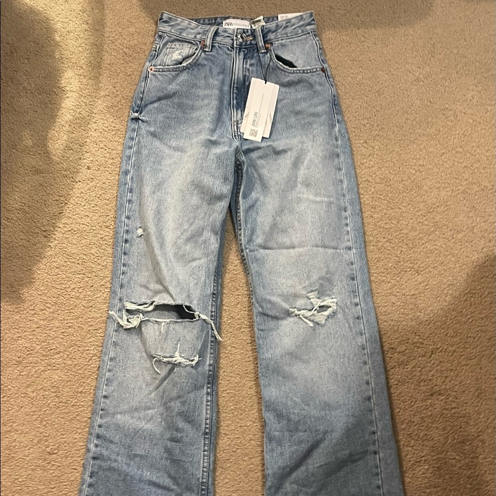 Zara wide leg jeans